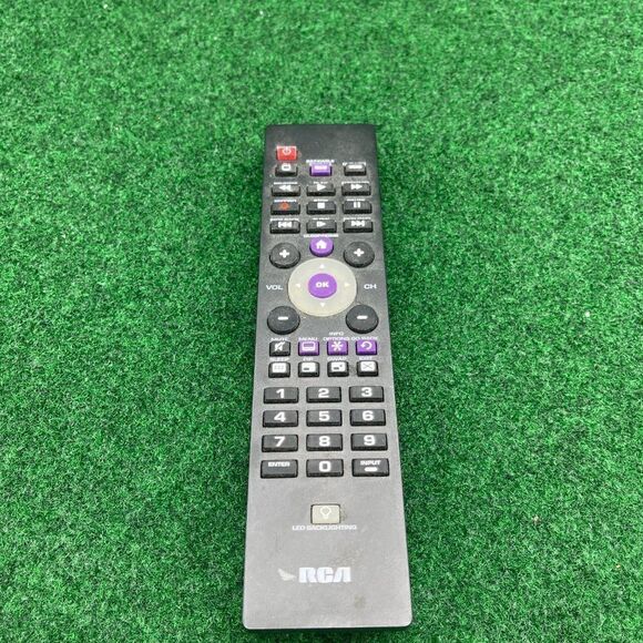 RCA RCR003RWDZ Black Wireless Universal Remote Control With LED Backlight Button - Picture 1 of 2